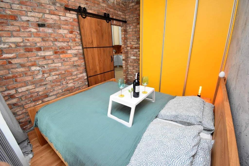 Apartament Blue Bastion Walowa 23C Z Klimatyzacja I Miejscem Parkingowym W Podziemnym Parkingu Gdańsk Exteriör bild